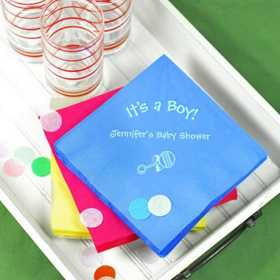 personalized baby napkins