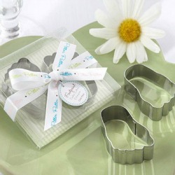 baby Footprints cookie cutter baby shower party favors newborn