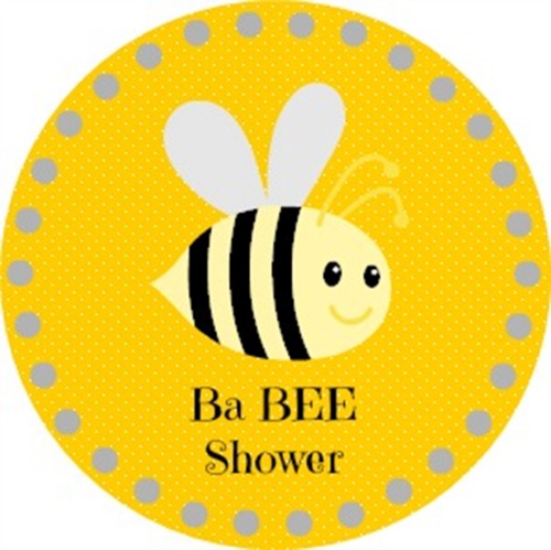 Bee Baby Shower Printables - My Party Design