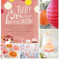 Coral Baby Shower Ideas