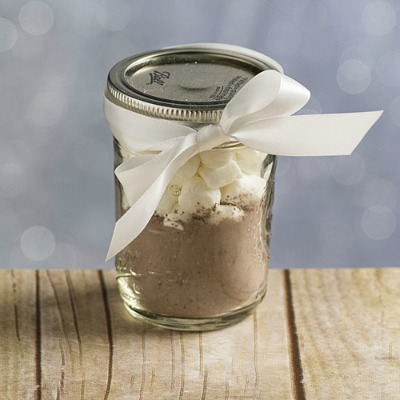 hot chocolate baby shower favors