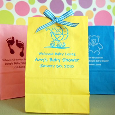 baby shower favor bag ideas