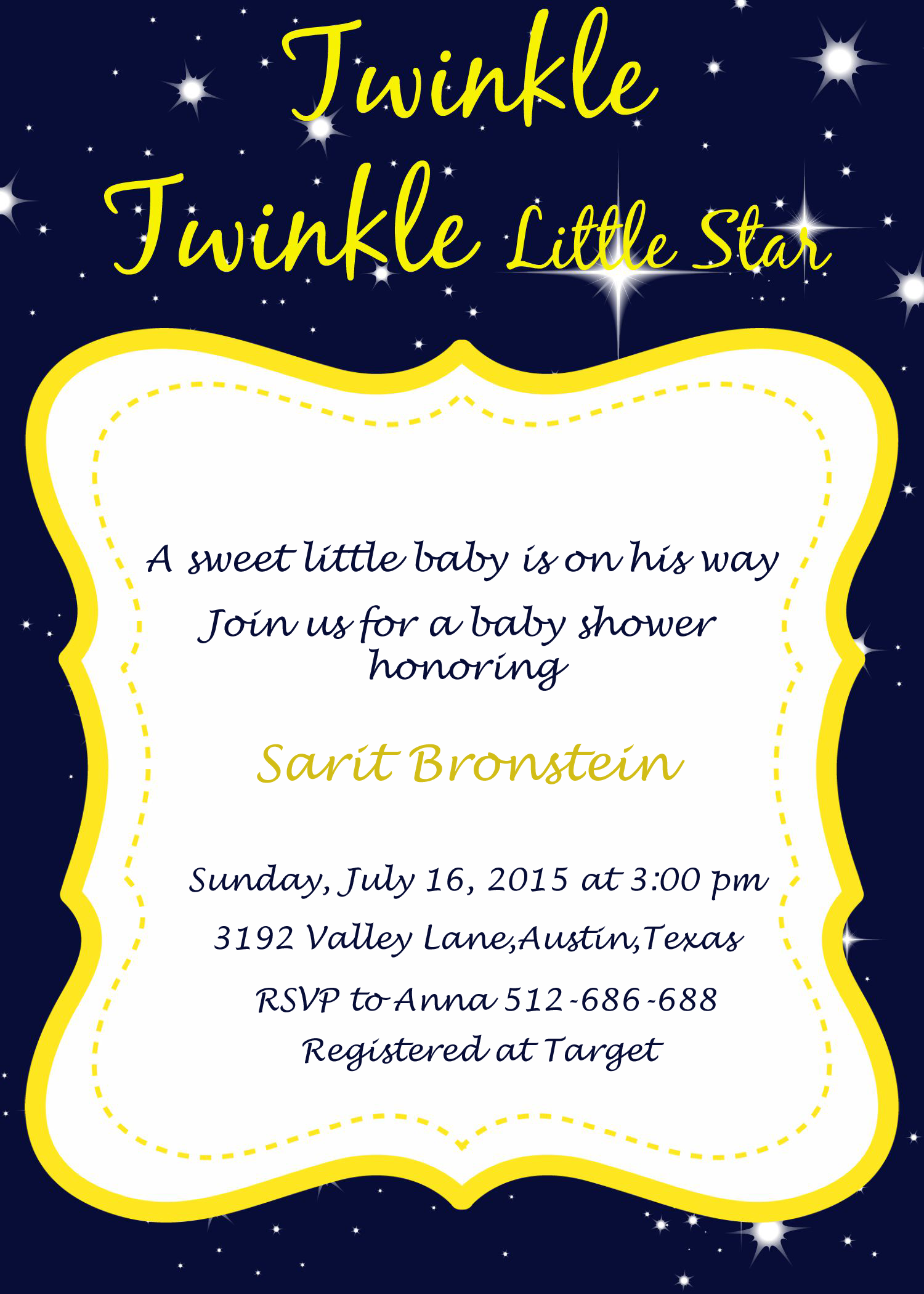 twinkle twinkle little star nursery theme