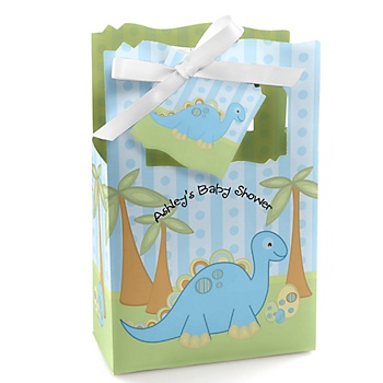 Dinosaur Baby Shower Favor Boxes