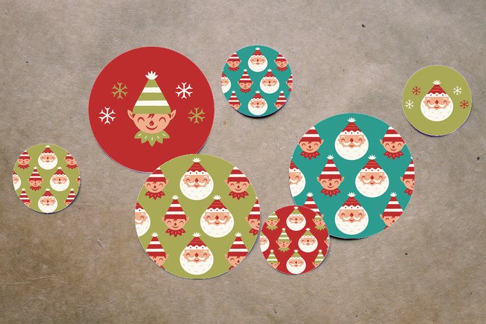 Christmas Baby Shower Table Confetti