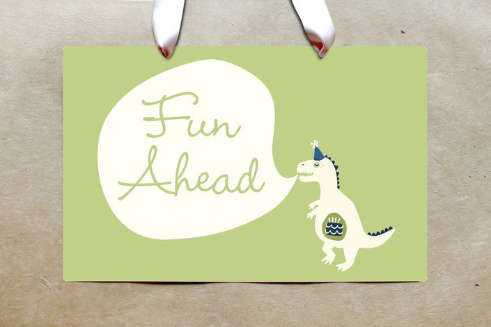 Dinosaur Baby Shower Theme Welcome Sign