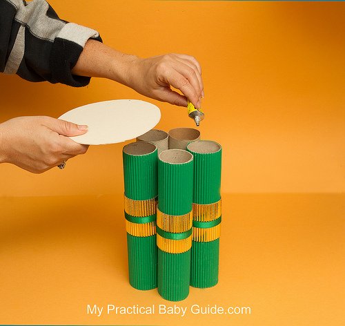 DIY Candy & Butterfly Centerpiece step 7