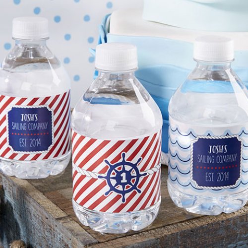 Nautical Mini Water Bottle