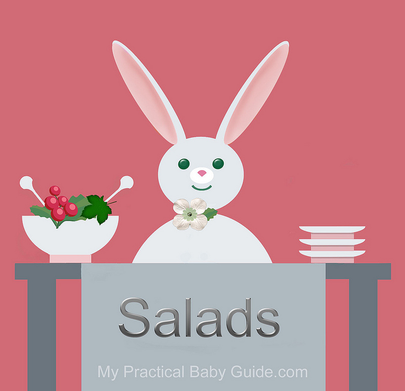 Free Printable Rabbit Baby Shower Food Labels Salads